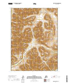 2019 Map of Lake Clark C-8 SW, 2019 Print