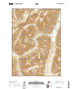 USGS Topographic Map – Lake Clark D-2 NE