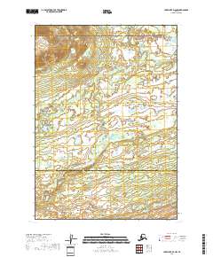 2018 Map of Lake Clark D-4 NW, 2018 Print