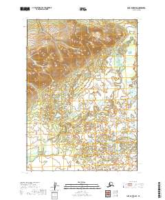2019 Map of Lake Clark D-6 SE, 2019 Print