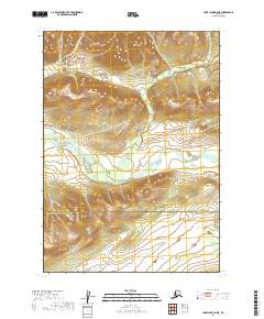 2019 Map of Lake Clark D-7 NE, 2019 Print