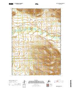 2019 Map of Lake Clark D-8 NE, 2019 Print