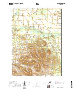 2019 Map of Lake Clark D-8 NW, 2019 Print