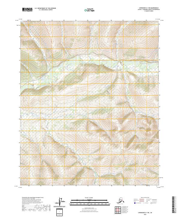 USGS Topographic Map – Livengood A-1 NE