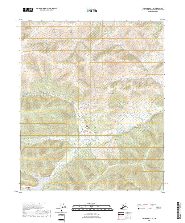 USGS Topographic Map – Livengood A-1 SE