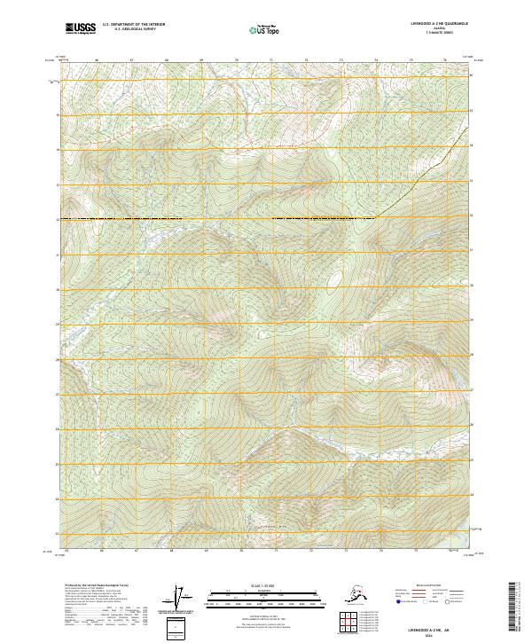 USGS Topographic Map – Livengood A-2 NE