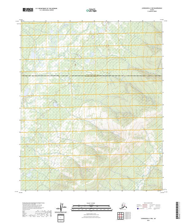 USGS Topographic Map – Livengood A-3 NW