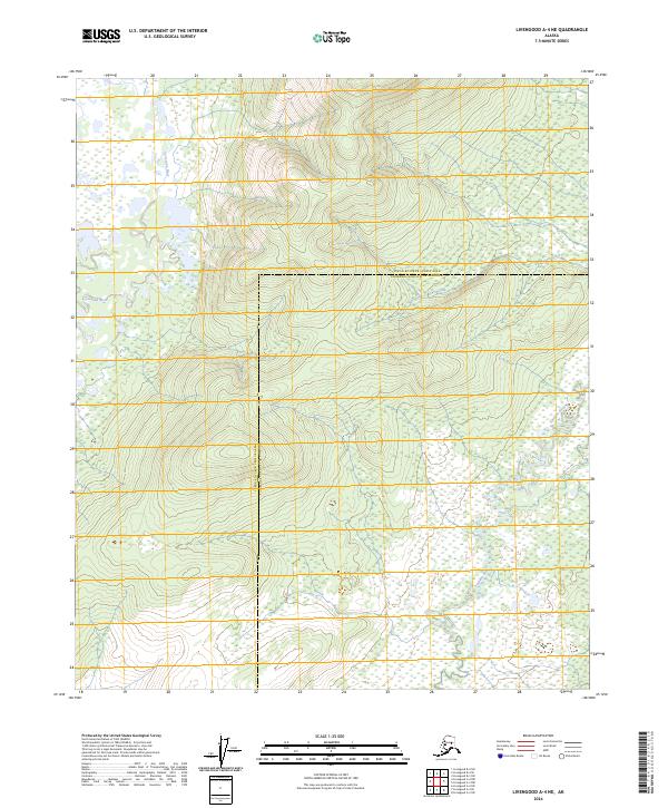 2024 Map of Livengood A-4 NE, 2024 Print