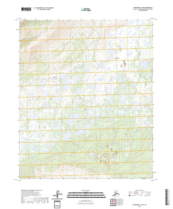 2024 Map of Livengood A-4 NW, 2024 Print