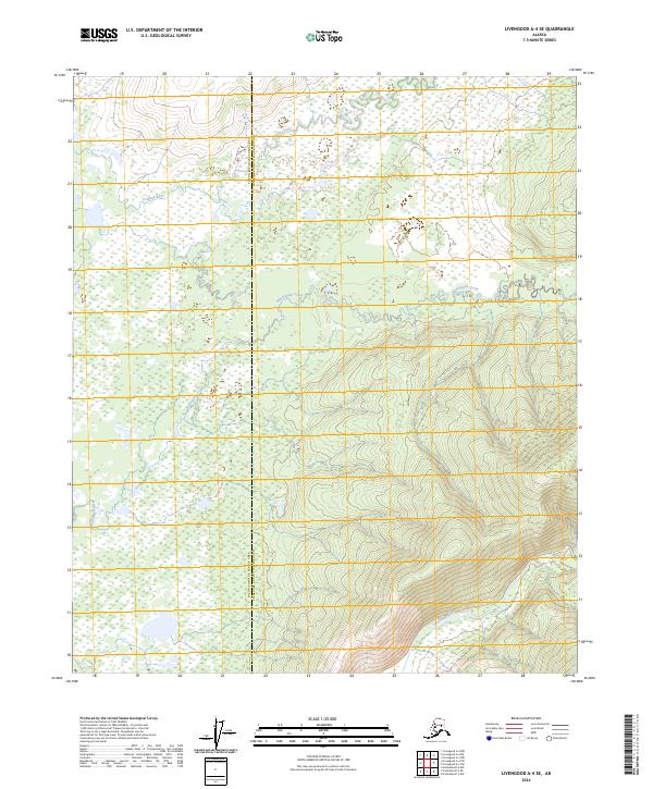 2024 Map of Livengood A-4 SE, 2024 Print