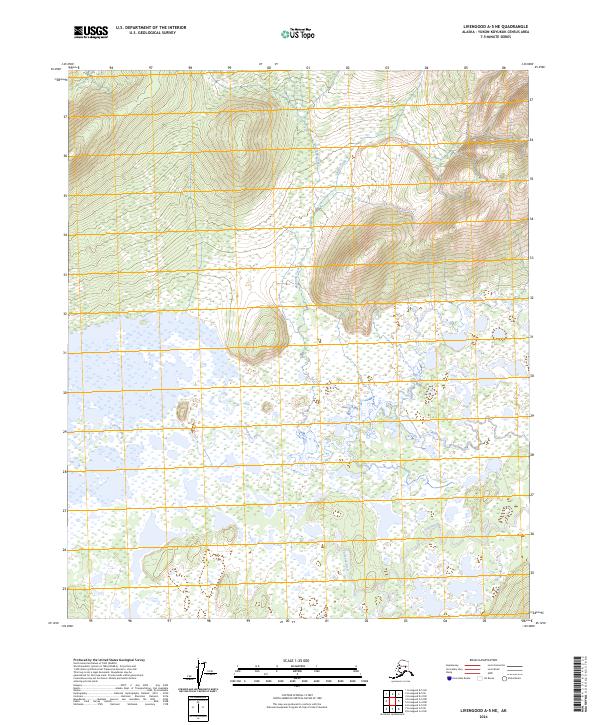 USGS Topographic Map – Livengood A-5 NE