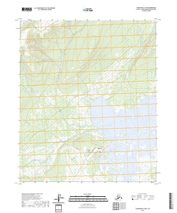 USGS Topographic Map – Livengood A-5 NW