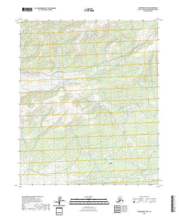 2024 Map of Livengood A-6 NE, 2024 Print