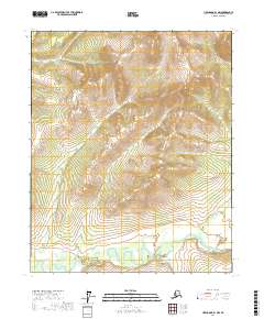 USGS Topographic Map – Livengood B-1 NW