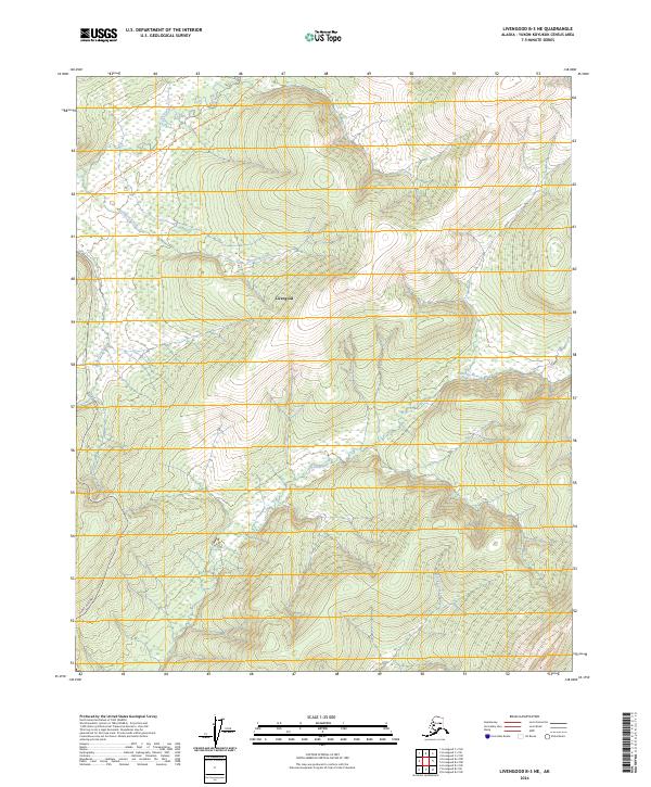2024 Map of Livengood B-3 NE, 2024 Print
