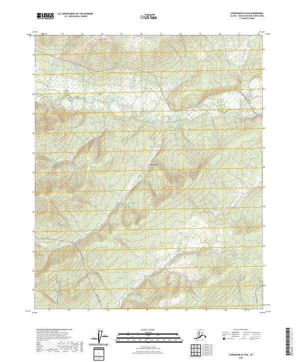USGS Topographic Map – Livengood B-3 NW