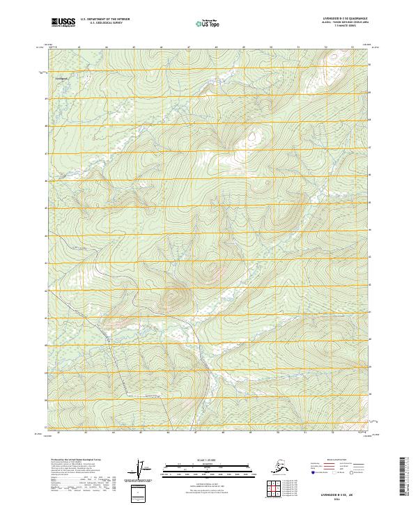 2024 Map of Livengood B-3 SE, 2024 Print
