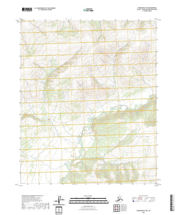 USGS Topographic Map – Livengood B-5 NE