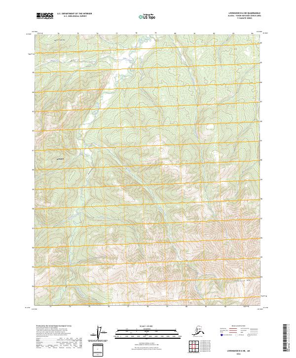 USGS Topographic Map – Livengood B-6 NE