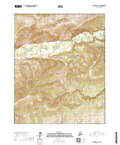 USGS Topographic Map – Livengood C-4 NE