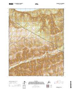 2017 Map of Livengood D-6 SE, 2017 Print
