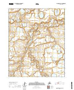 2020 Map of Lookout Ridge D-1 NW, 2020 Print