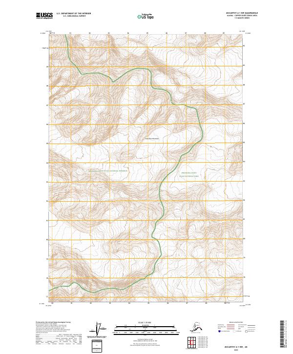 2023 Map of McCarthy A-1 NW, 2023 Print
