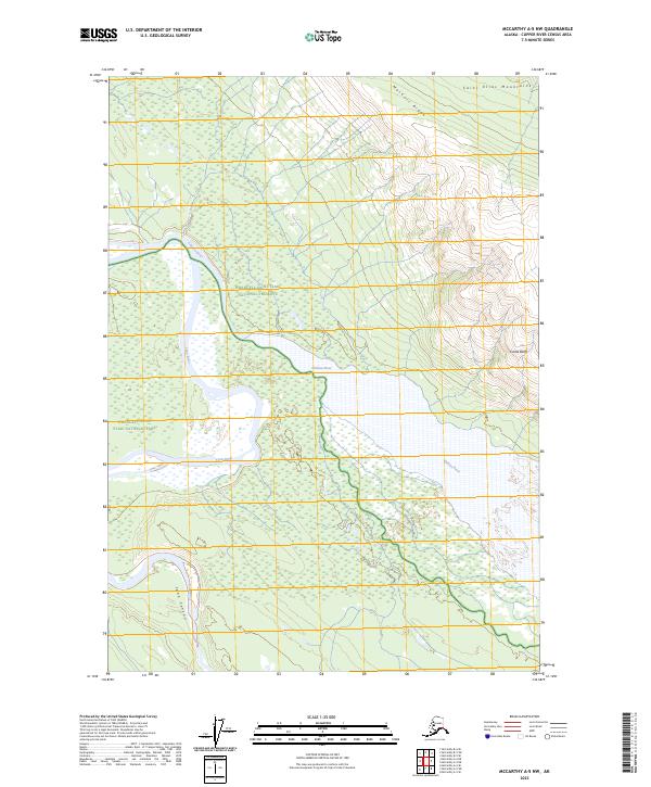 USGS Topographic Map – McCarthy A-5 NW