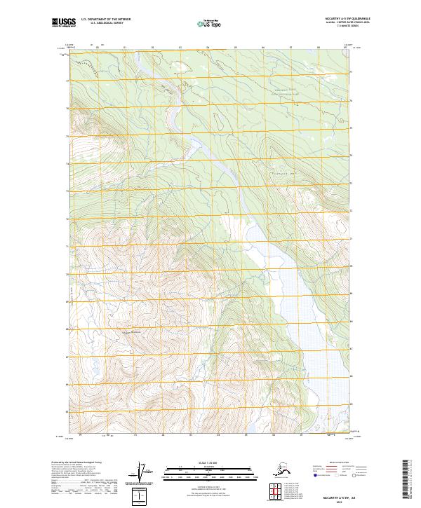 USGS Topographic Map – McCarthy A-5 SW