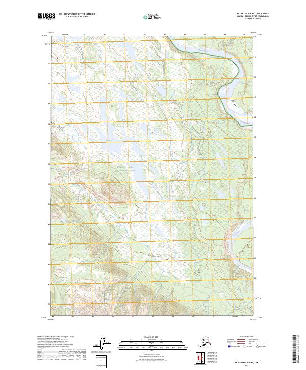 USGS Topographic Map – McCarthy A-6 NE