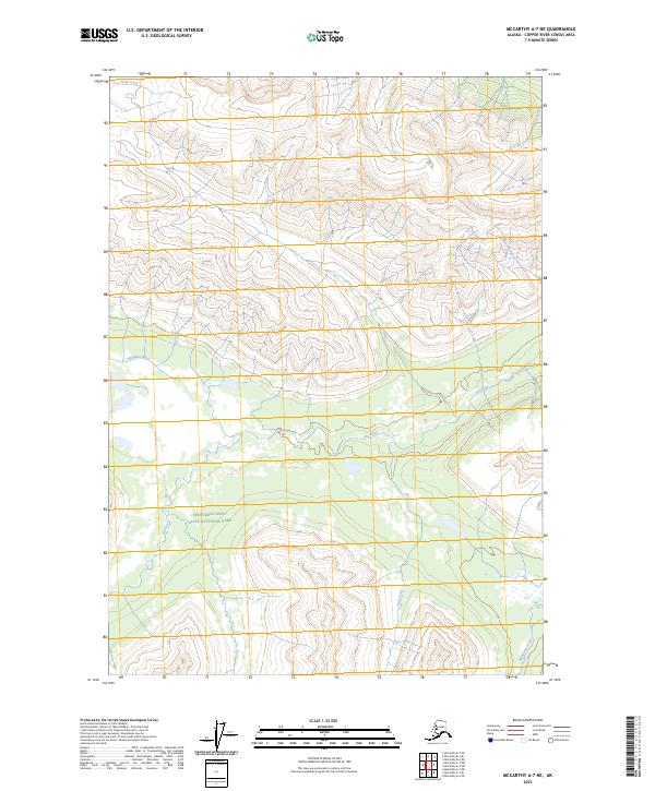 USGS Topographic Map – McCarthy A-7 NE