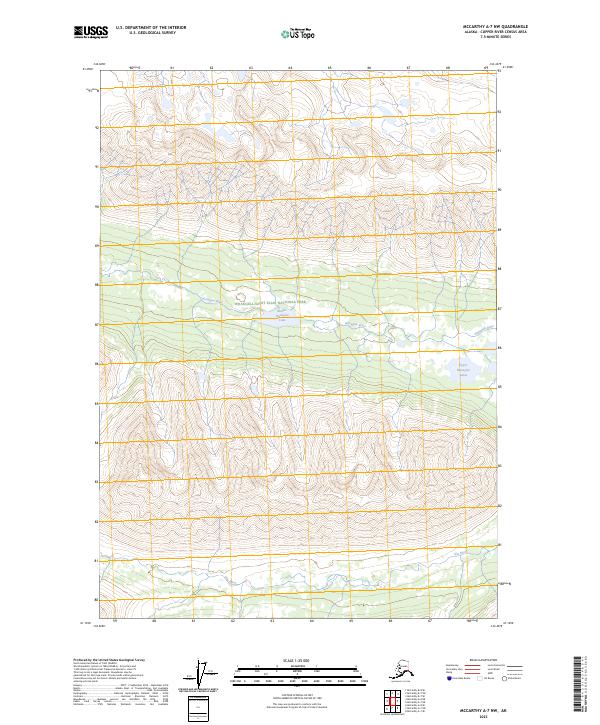 USGS Topographic Map – McCarthy A-7 NW