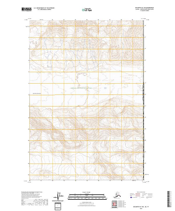 2023 Map of McCarthy B-1 NE, 2023 Print