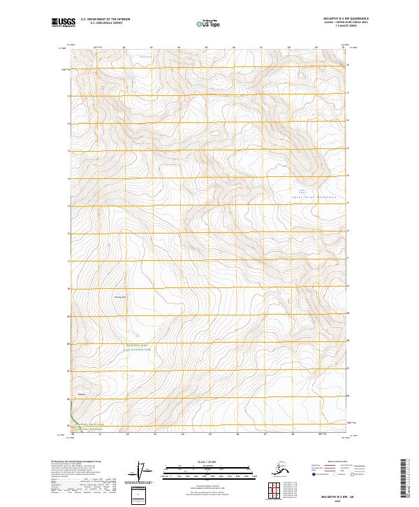 USGS Topographic Map – McCarthy B-2 NW