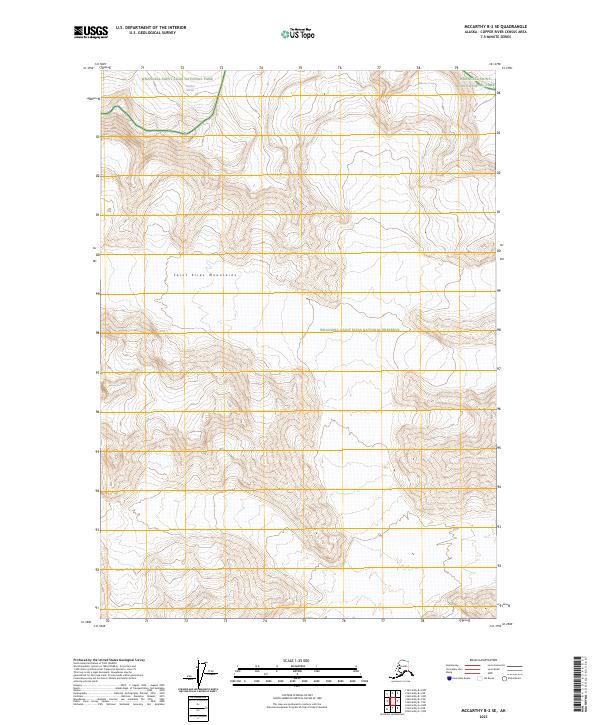 2023 Map of McCarthy B-2 SE, 2023 Print