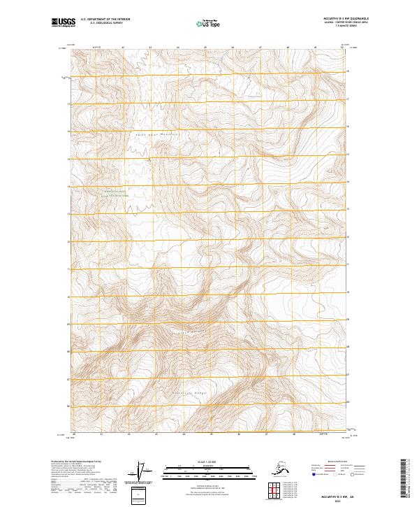 USGS Topographic Map – McCarthy B-3 NW