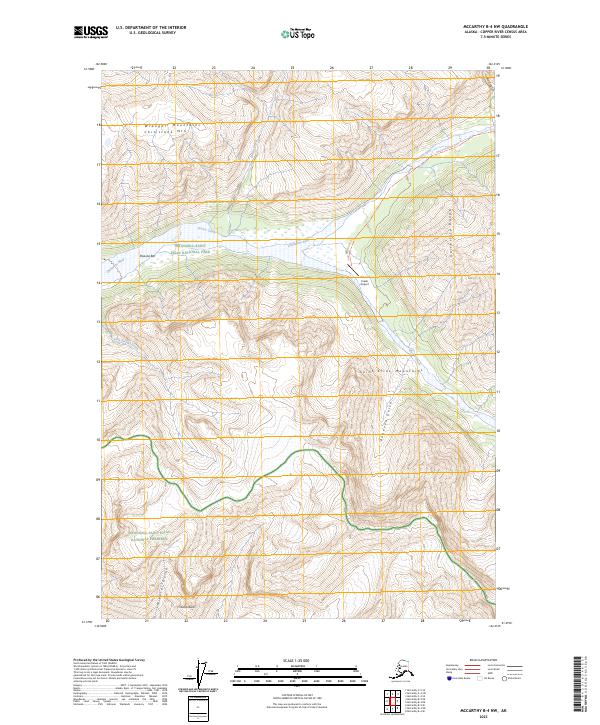 USGS Topographic Map – McCarthy B-4 NW