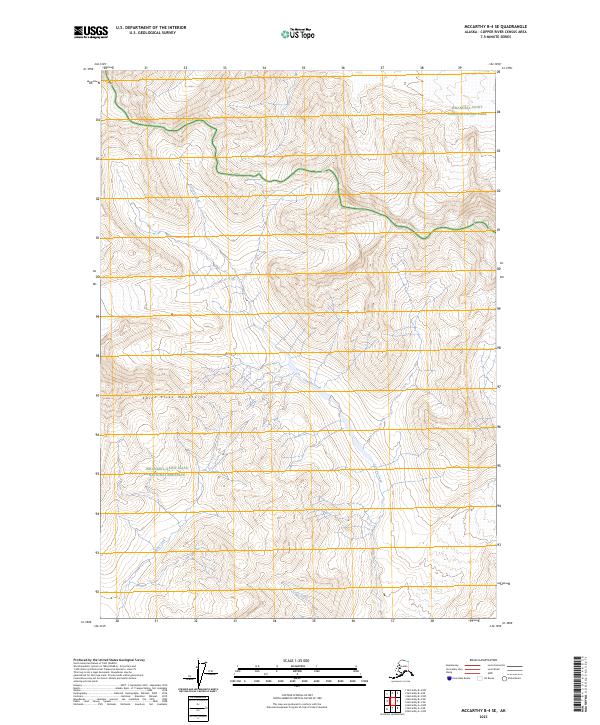 2023 Map of McCarthy B-4 SE, 2023 Print