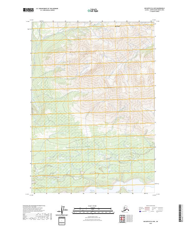 USGS Topographic Map – McCarthy B-6 NW
