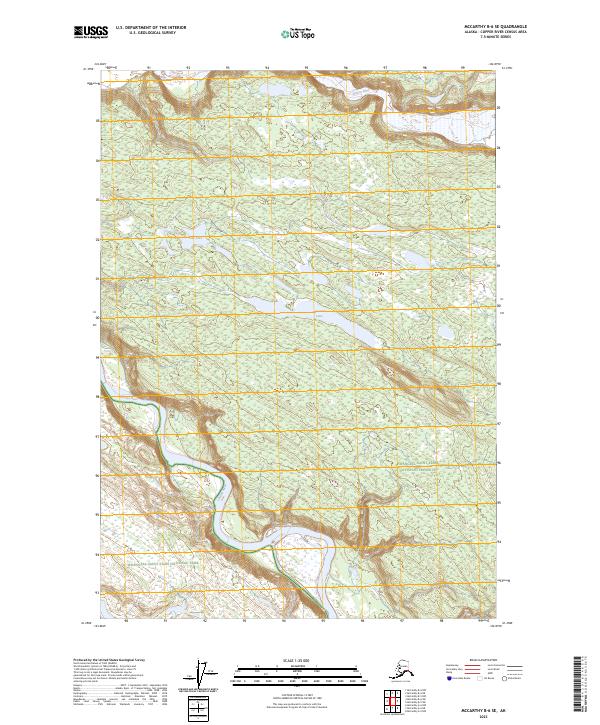 USGS Topographic Map – McCarthy B-6 SE