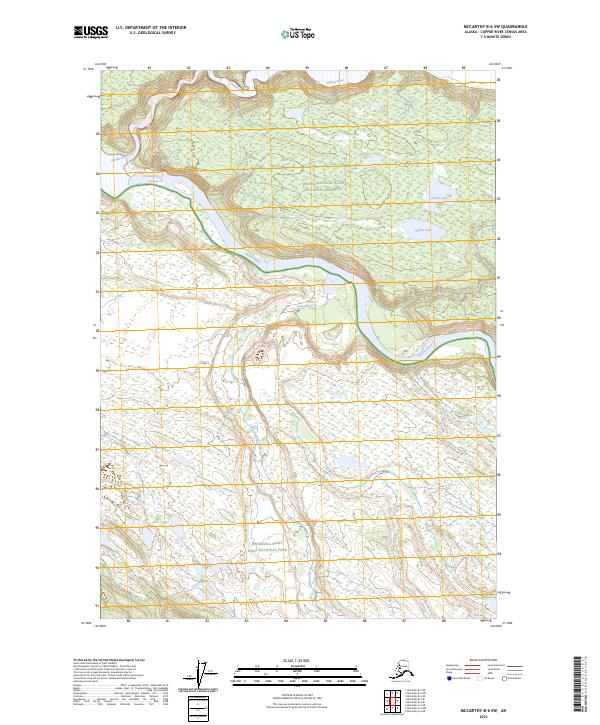 USGS Topographic Map – McCarthy B-6 SW