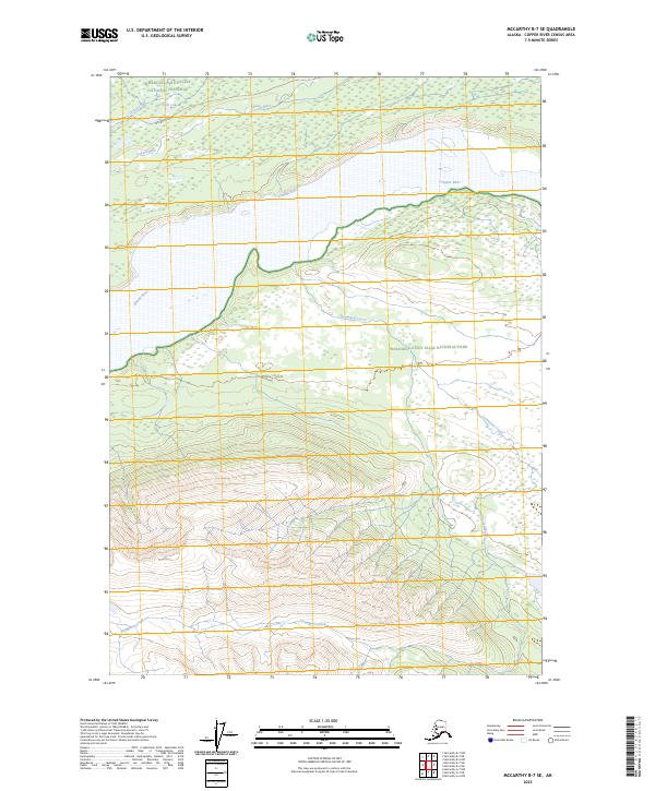 USGS Topographic Map – McCarthy B-7 SE