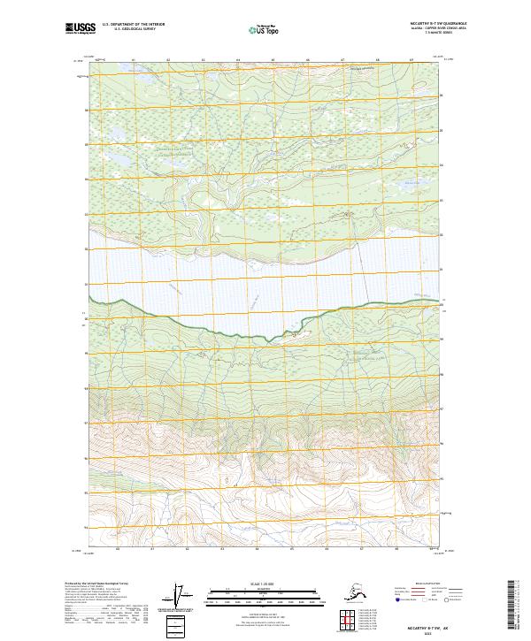 USGS Topographic Map – McCarthy B-7 SW