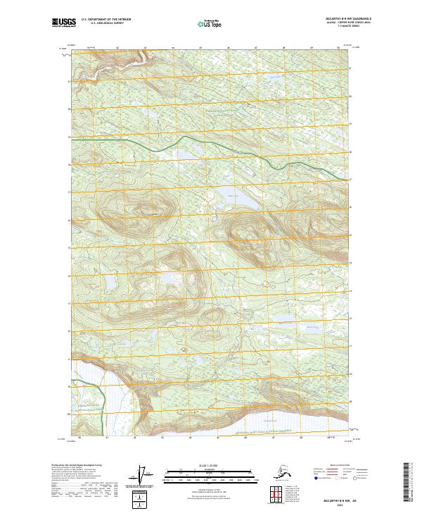 USGS Topographic Map – McCarthy B-8 NW