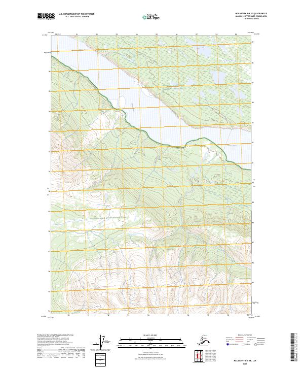 USGS Topographic Map – McCarthy B-8 SE