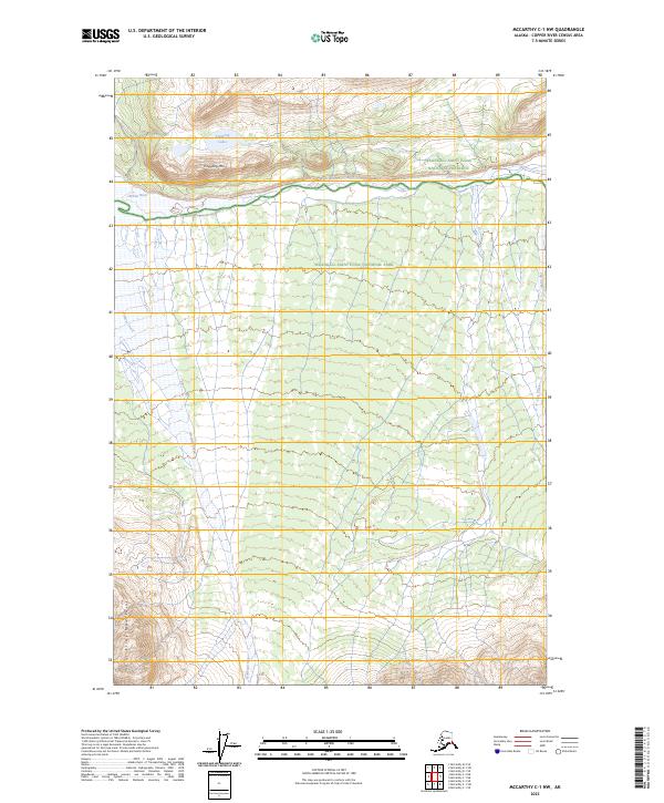 USGS Topographic Map – McCarthy C-1 NW