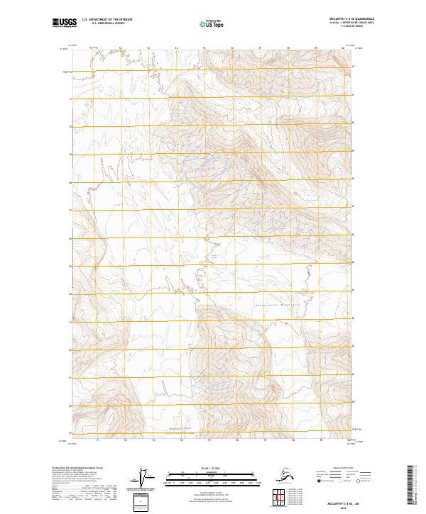 2023 Map of McCarthy C-3 SE, 2023 Print
