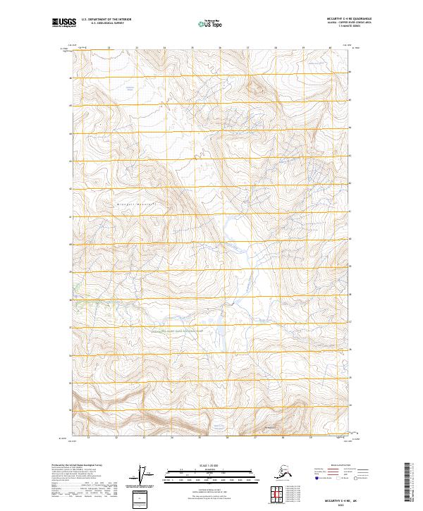 USGS Topographic Map – McCarthy C-4 NE