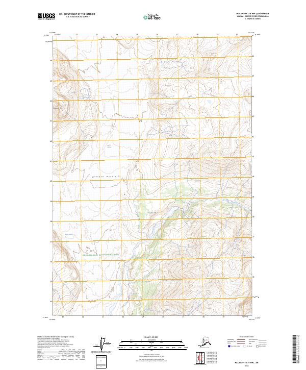 USGS Topographic Map – McCarthy C-4 NW