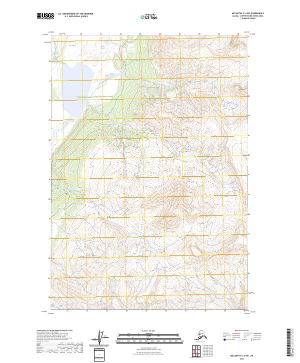 USGS Topographic Map – McCarthy C-4 SW